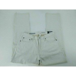 GAP 1969 JEANS MENS STRAIGHT  NATURAL WHITE ZIP FLY NEW WITH TAGS